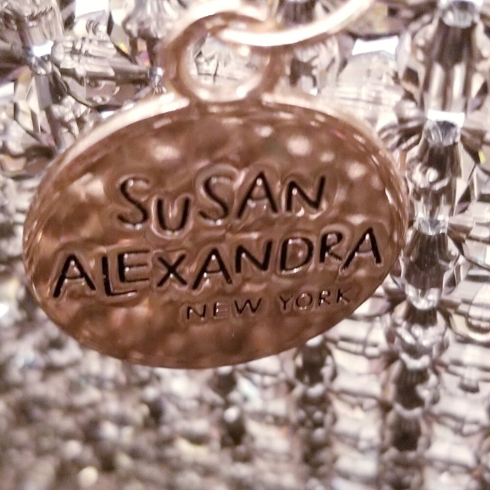 NWT 2021 Susan Alexandra New York Rose Garden Beaded Bag - Picture 2 of 13